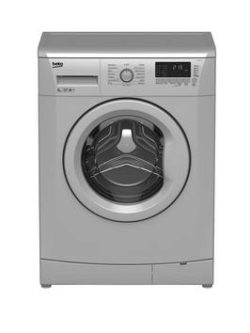 Beko Wmb61432S 6Kg Load, 1400 Spin Slim Washing Machine - Silver